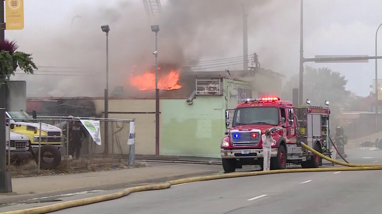 Crews respond to fire just off I-94 in north Minneapolis — KARE 11 Local — Gopher, Amarillo Community news