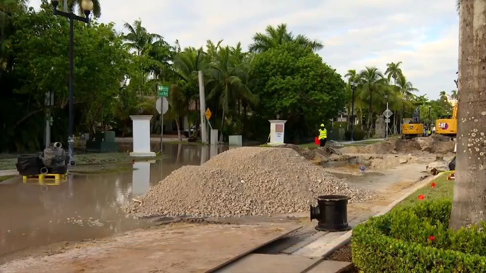 Repairs underway for water leak near Las Olas Blvd at Coral Way — WSVN 7 Broward, Amarillo Community news